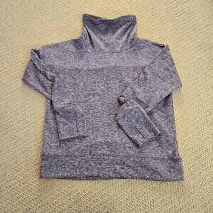 Apana Womens Medium Purple Hooded Sweatshirt